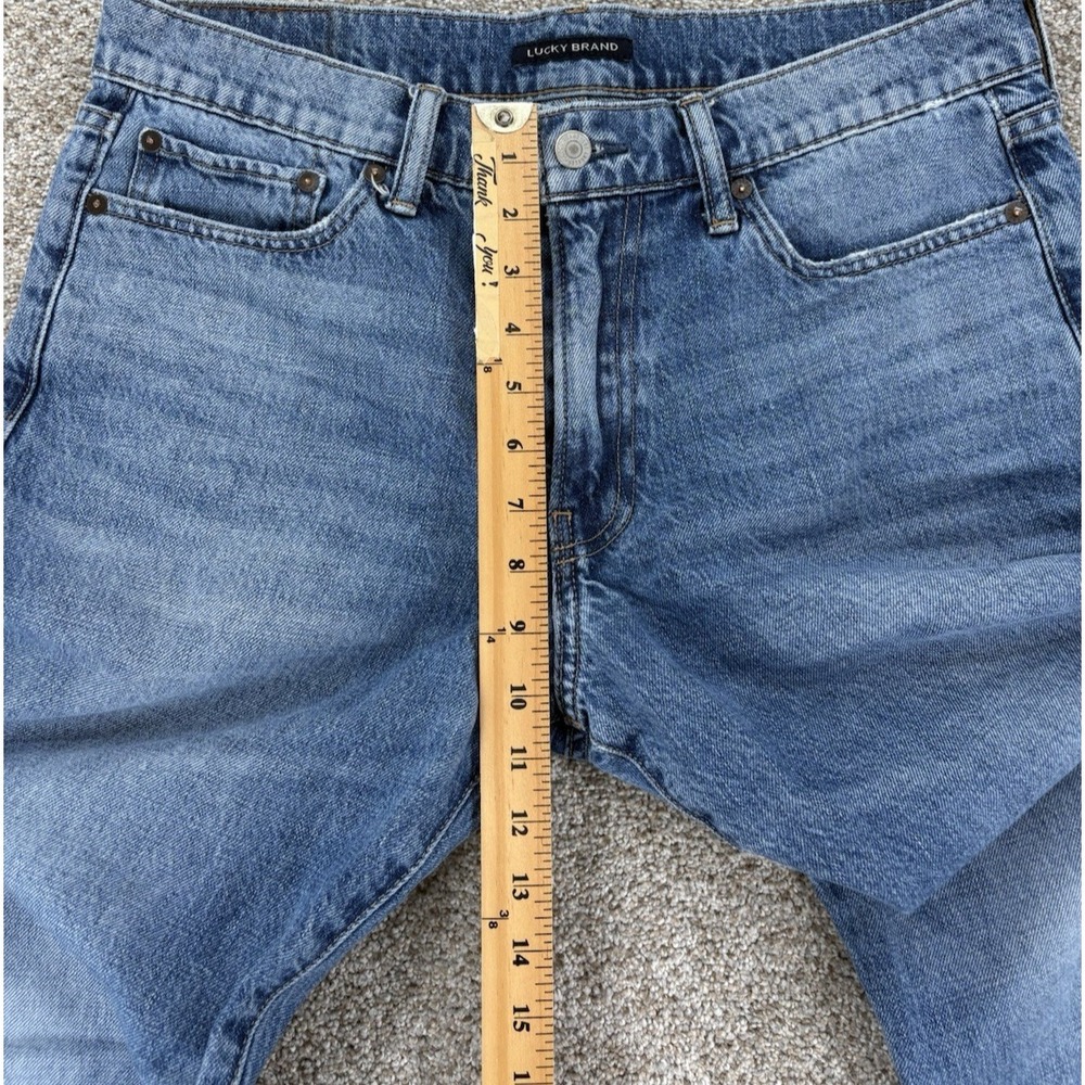 Lucky Brand Gilman Hemp 363 Vintage Straight Jeans Men's 32x32 Blue Hemp Cotton - Picture 11 of 11